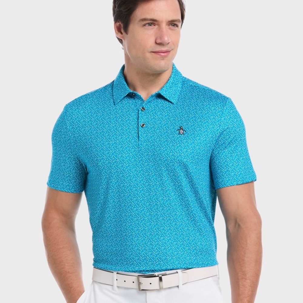 Original Penguin Turquoise Polo Shirt (019)